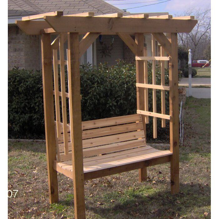 A Garden Arbor Bench