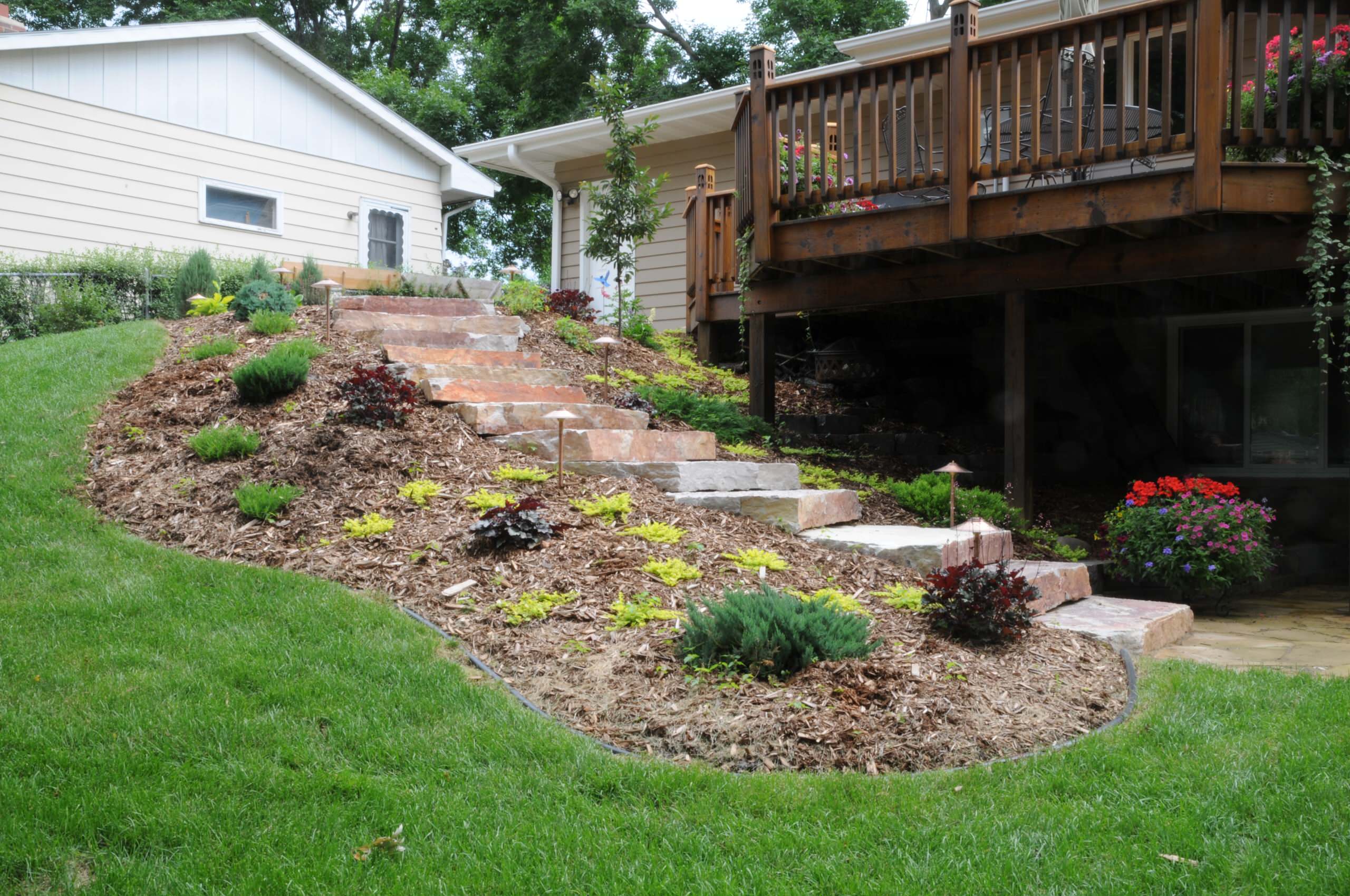 Diy Landscaping Ideas Backyard Hill