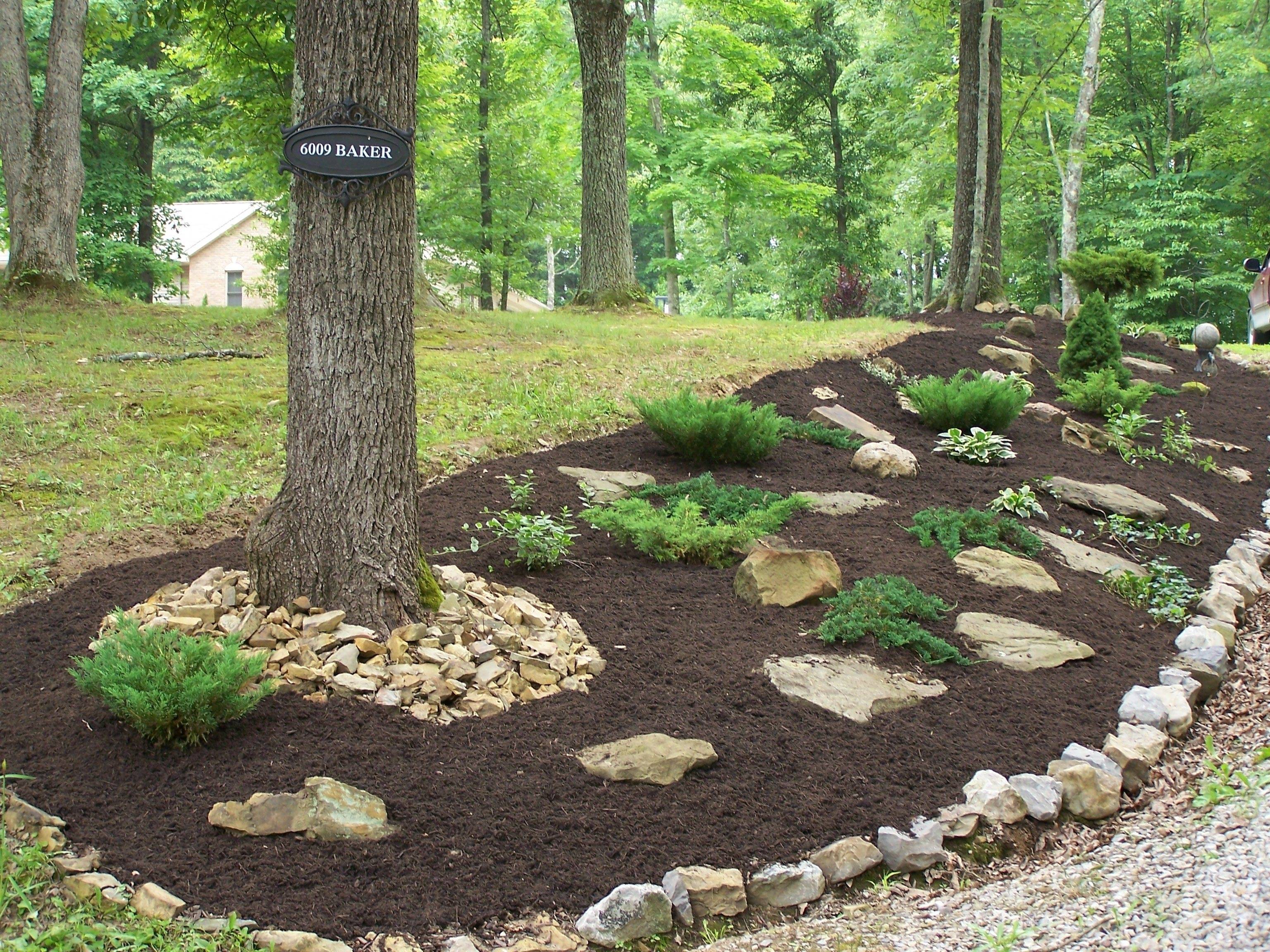 A Steep Hillside Garden Outdoor Spaces Vermont Landscape