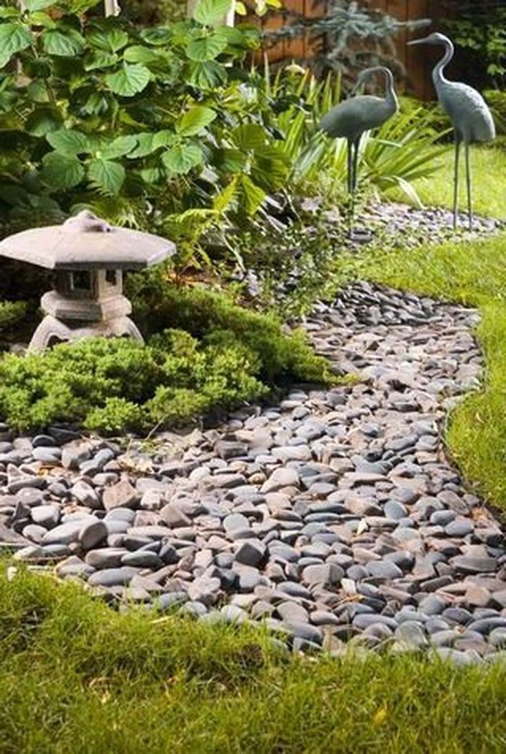 Decorating Japanese Rock Garden