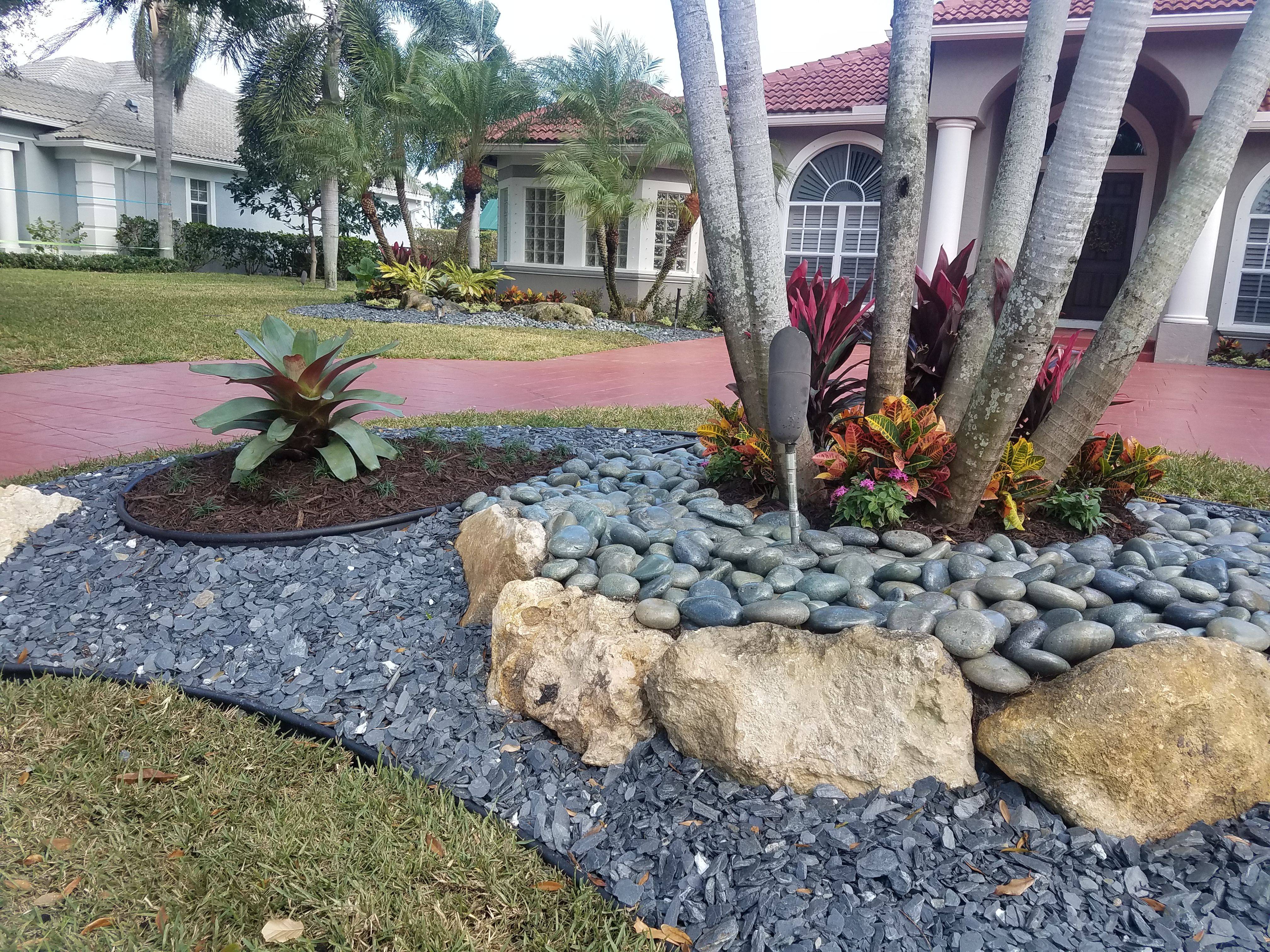 Front Yard Rock Garden Landscaping Ideas
