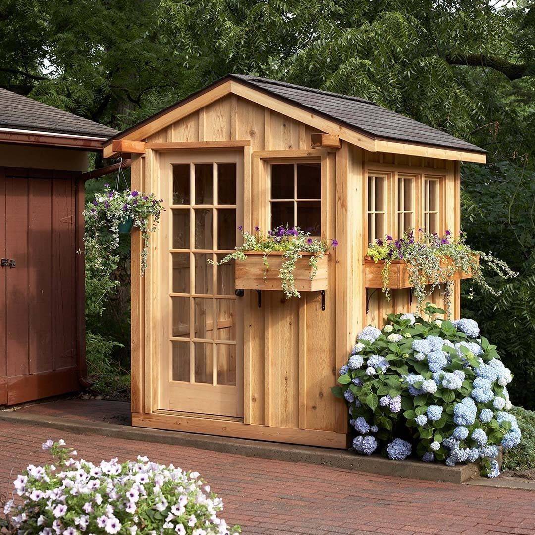 Lovely And Cute Garden Shed Design Ideas