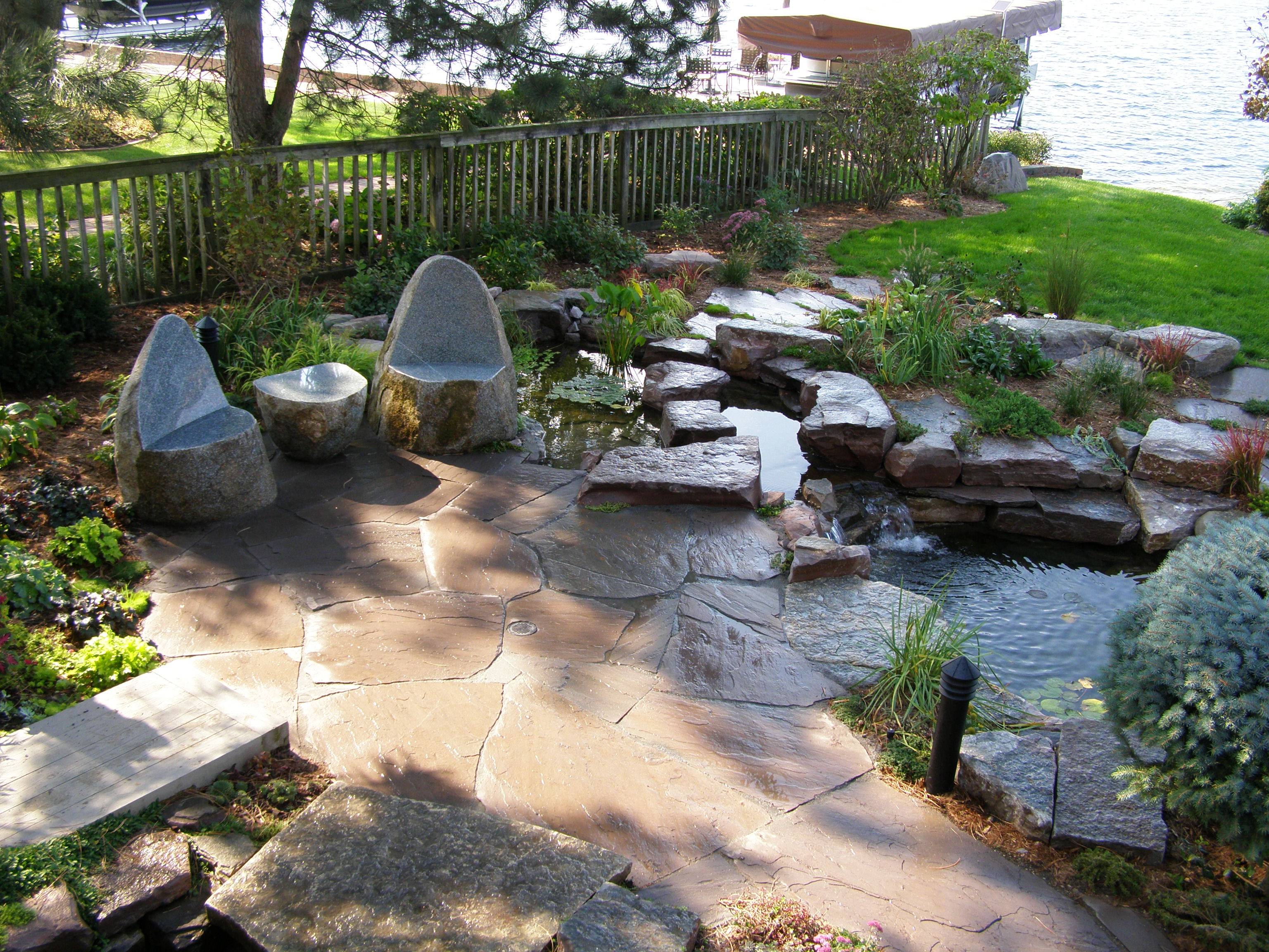Natural Stone Patios Cording Landscape Design