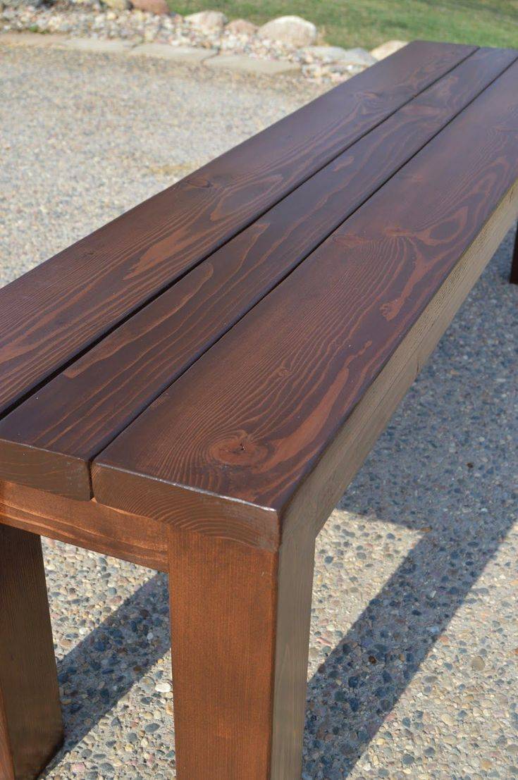 Gardenandpatiolargeandlongdiyrusticsolidwoodpicnictablewith