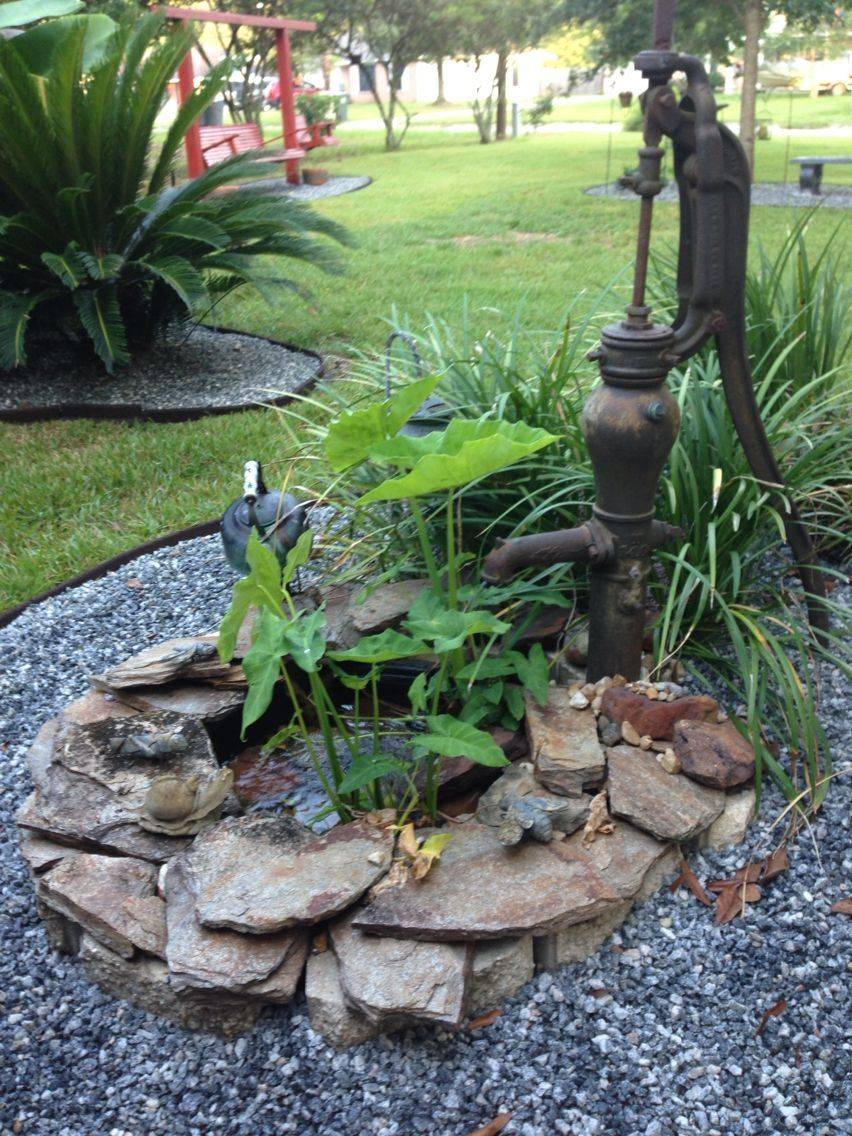 Rustic And Unique Water Feature Ideas