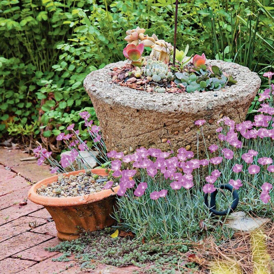 Low Cost Rustic Garden Features