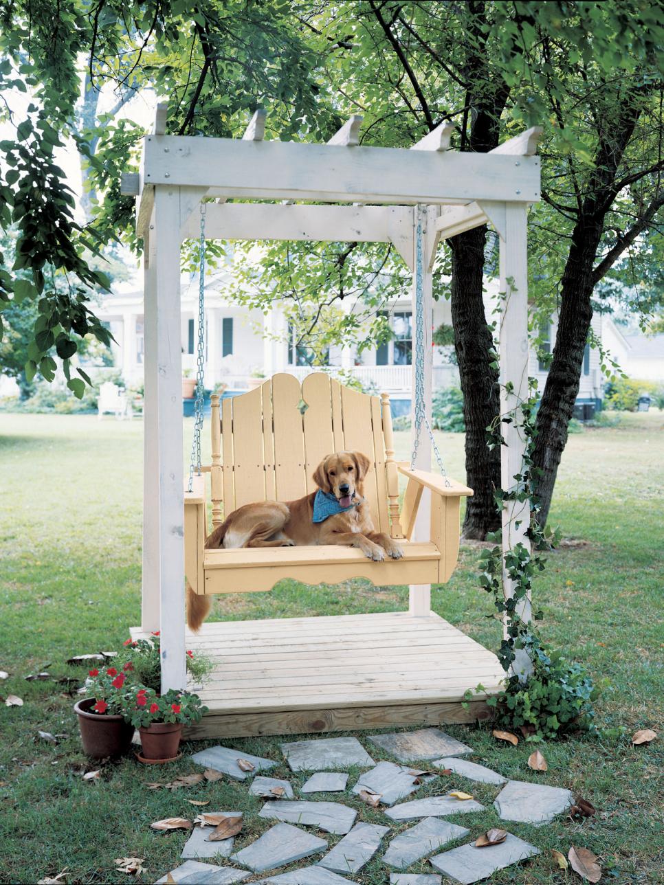 Diy Porch Swing Backyard Patio Designs
