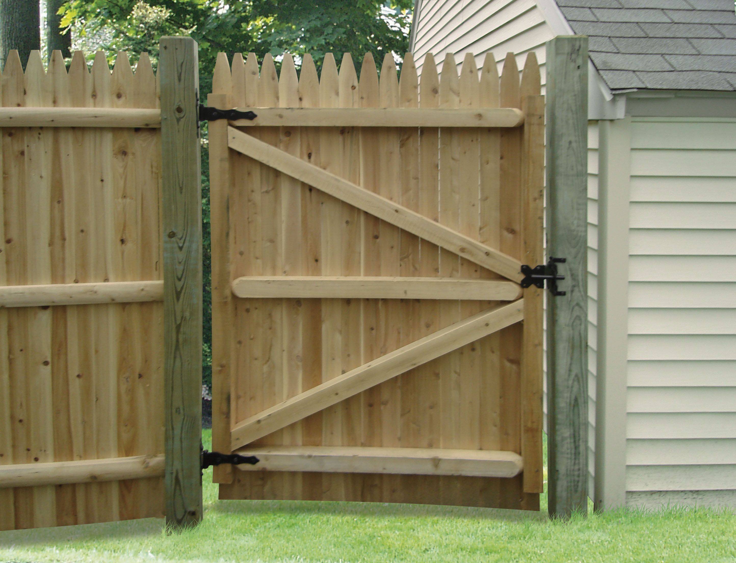 Garden Passages Simple Arched Top Side Gate