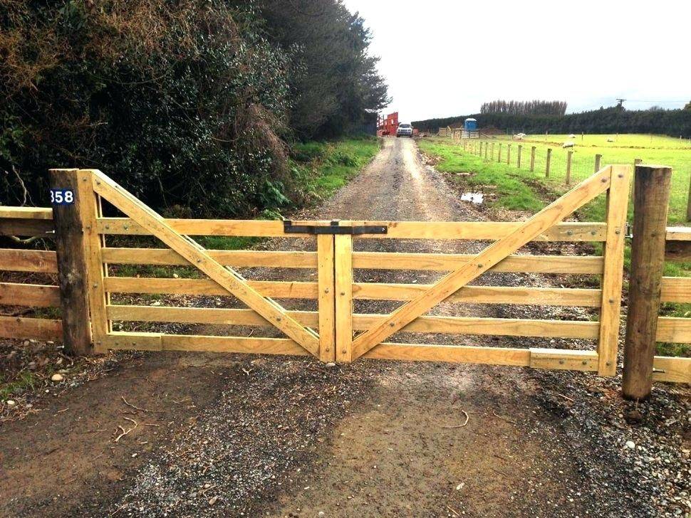 Awesome Wood Driveway Gates
