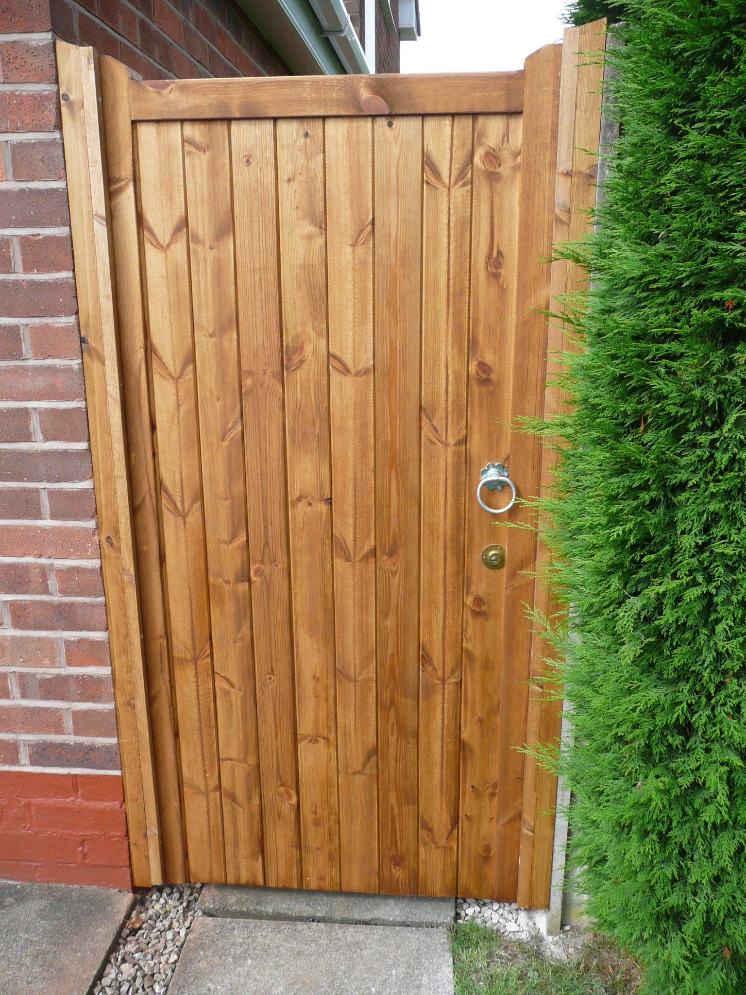 The Home Wood Fence Gates