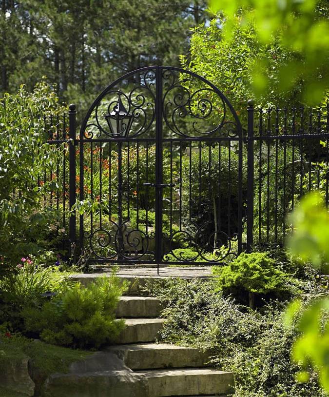 Marlborough Wrought Iron Style Metal Garden Gate