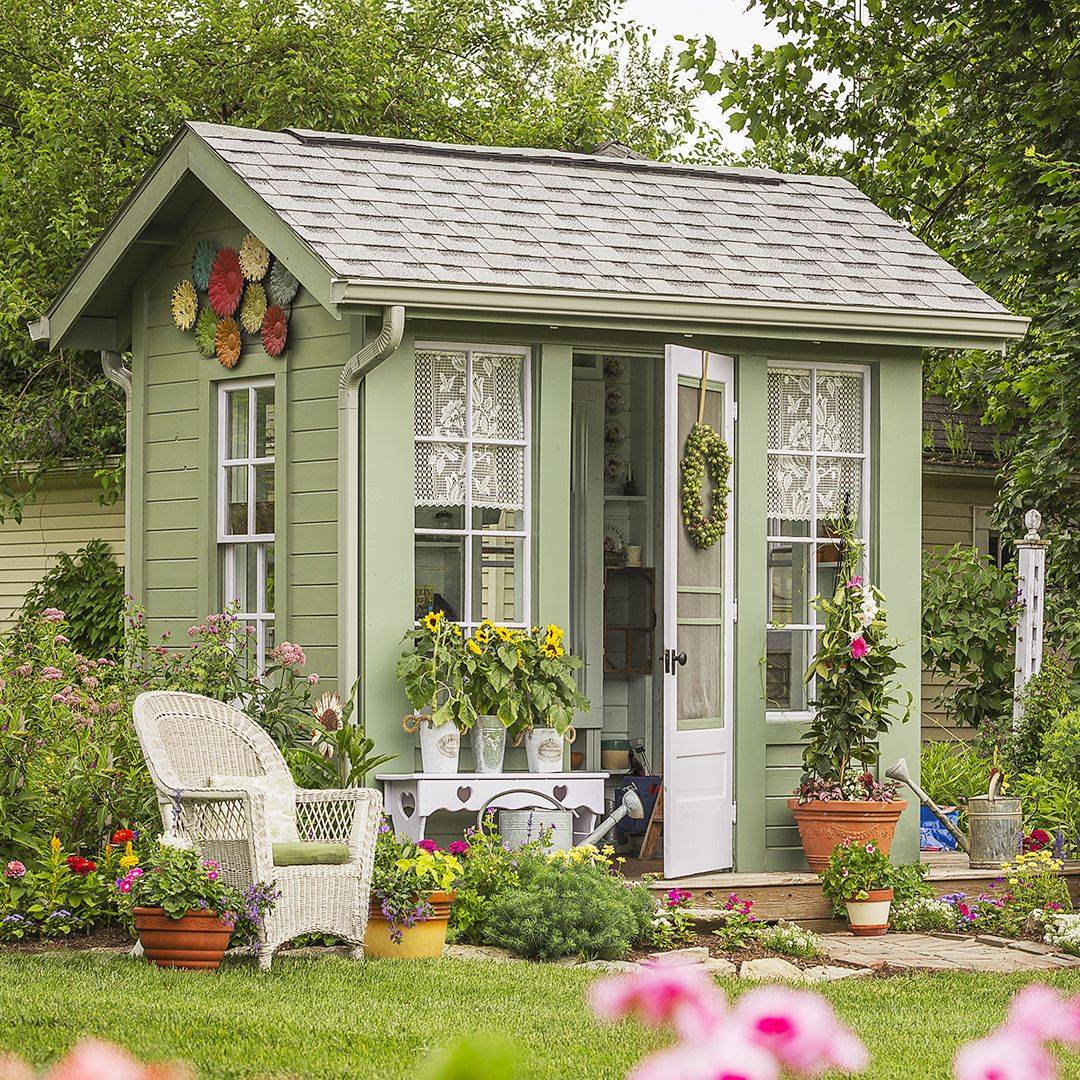 Lovely And Cute Garden Shed Design Ideas