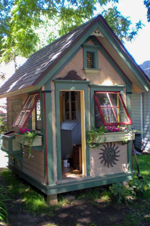 Lovely And Cute Garden Shed Design Ideas