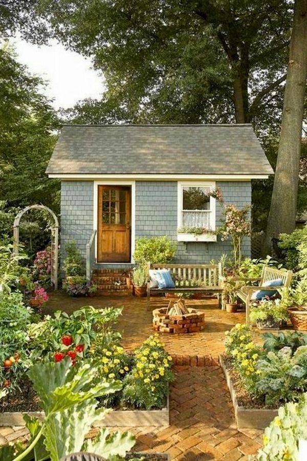 Lovely And Cute Garden Shed Design Ideas