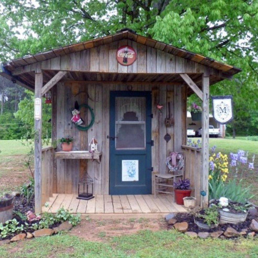 Lovely And Cute Garden Shed Design Ideas