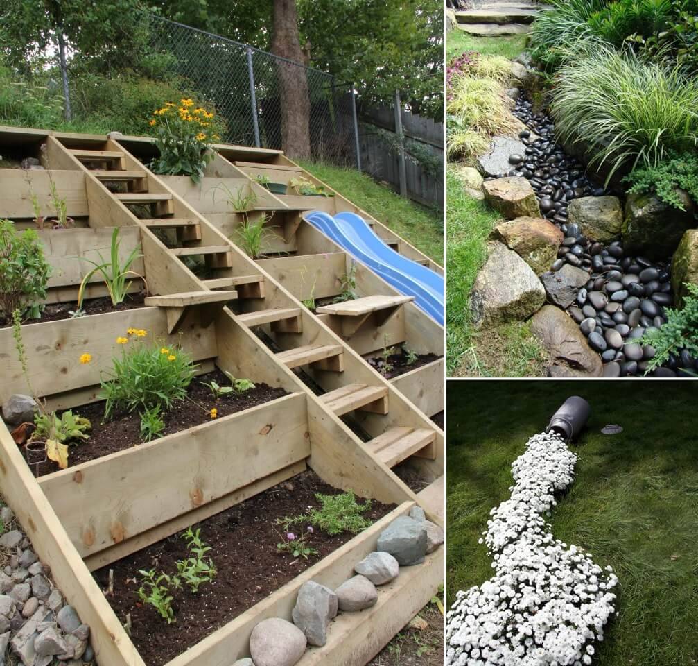 Sloped Backyard Design Ideas