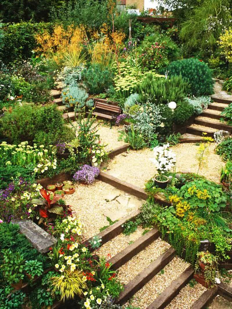 Sloping Garden Design Accent Garden Designs