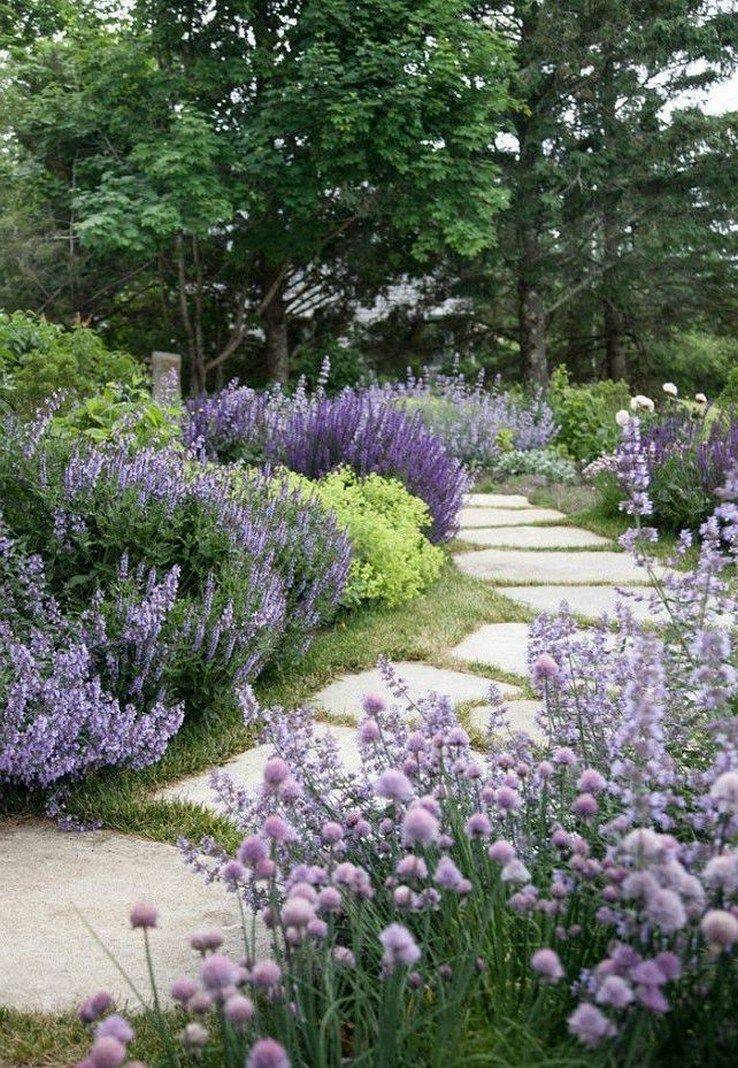 Awesome Front Yard Rock Garden Landscaping Ideas Mediterranean