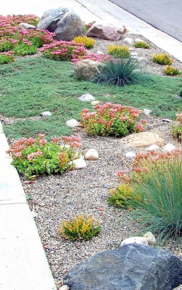 Marvelous Rock Garden Ideas Backyard Front Yard Page