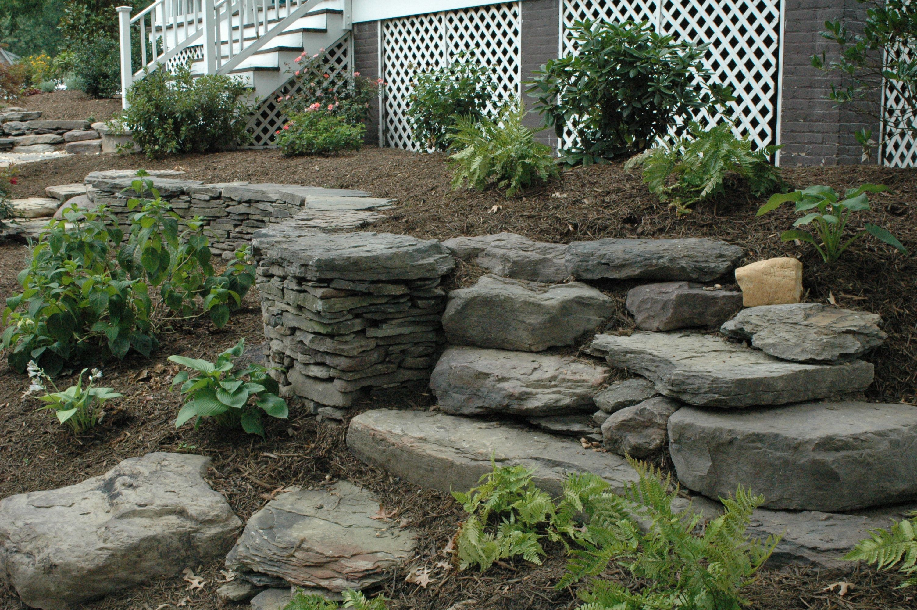 This Little Stacked Stone Wall
