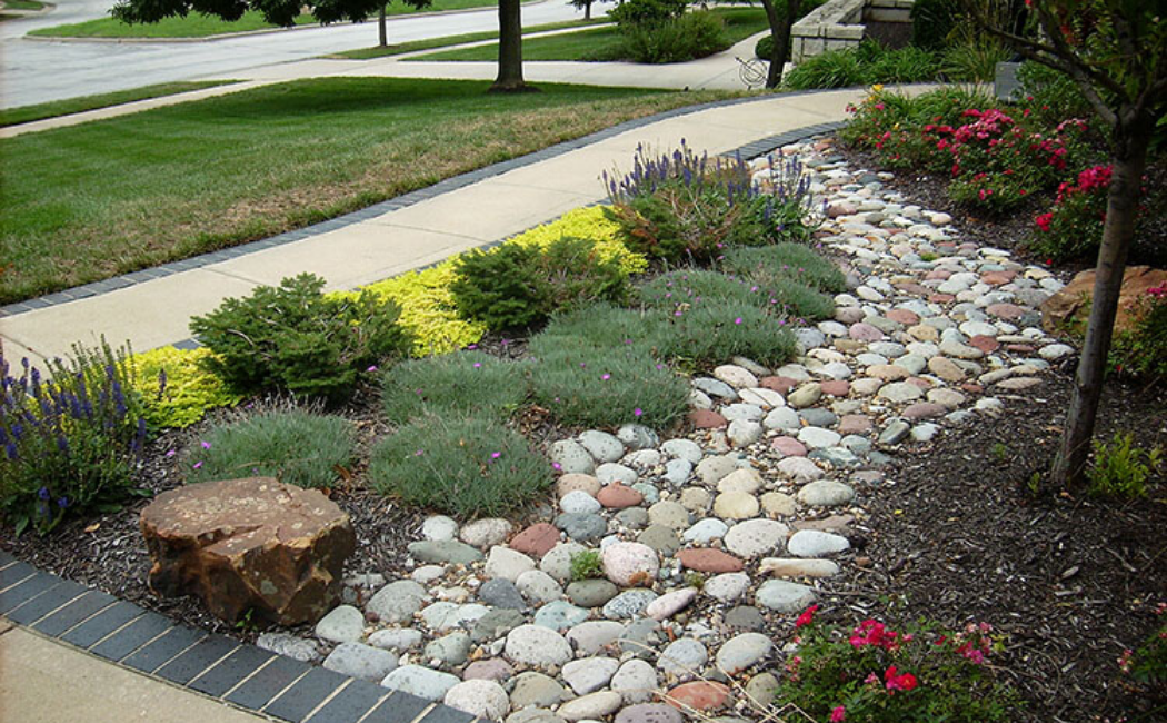 Dry Stacked Natural Stone Retaining