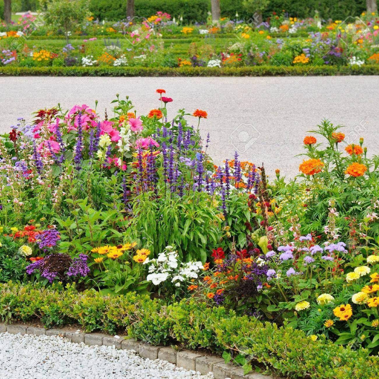Adorable Backyard Flower Garden