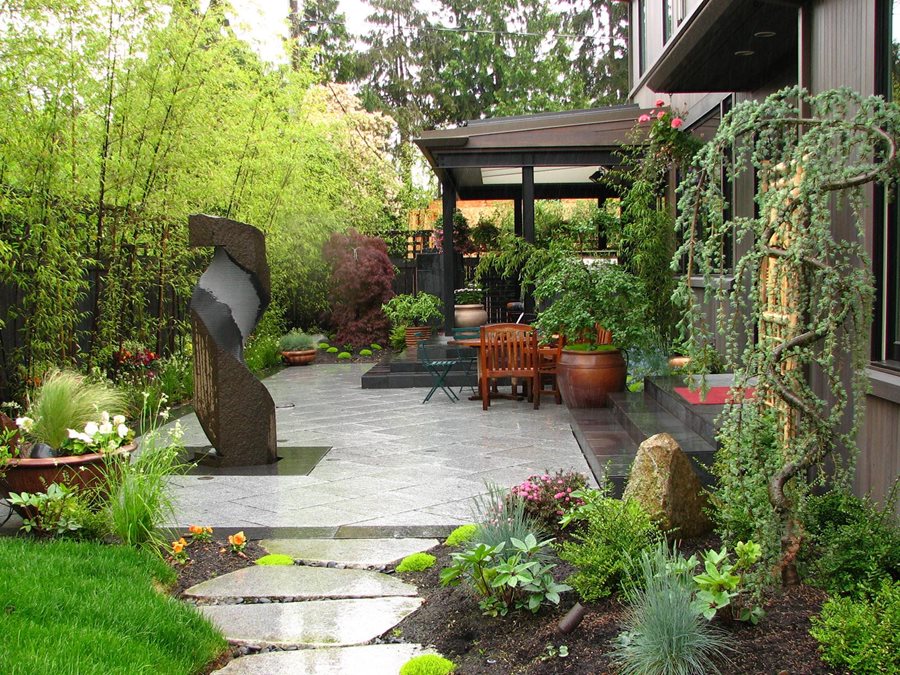 Small Japanese Bamboo Garden Design