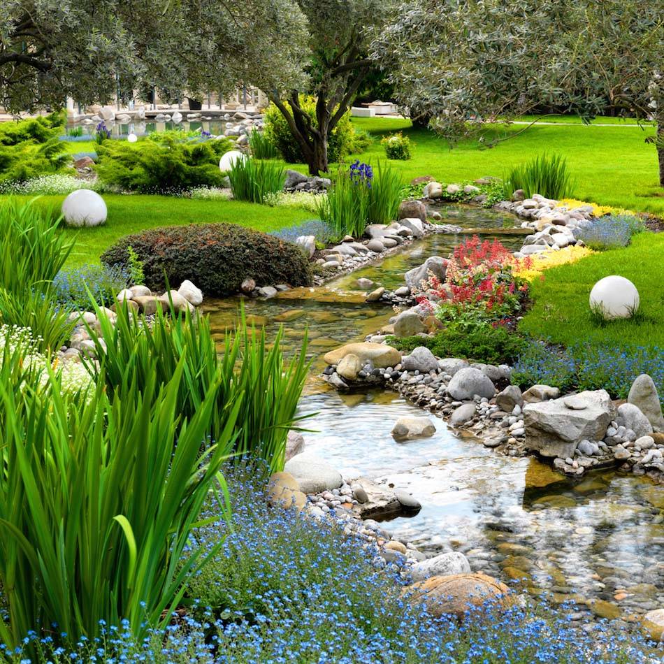 Inspiring Modern Backyard Pond Ideas