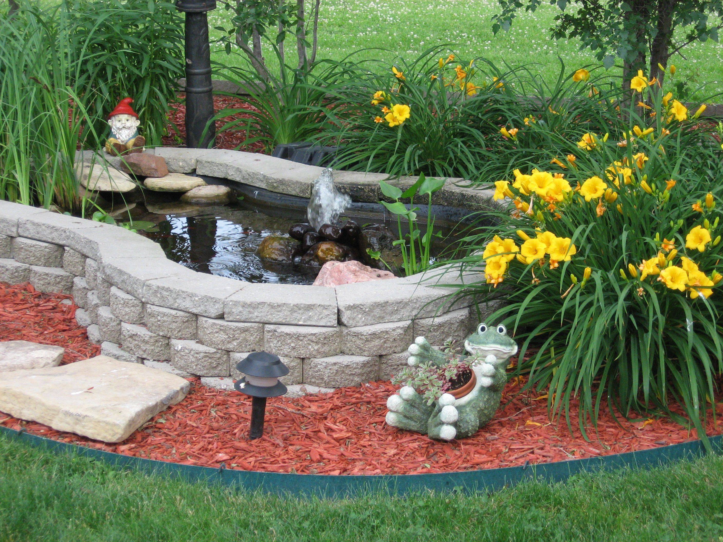 Rock Small Patio Pond Medium Backyard Preformed Garden Ponds Large