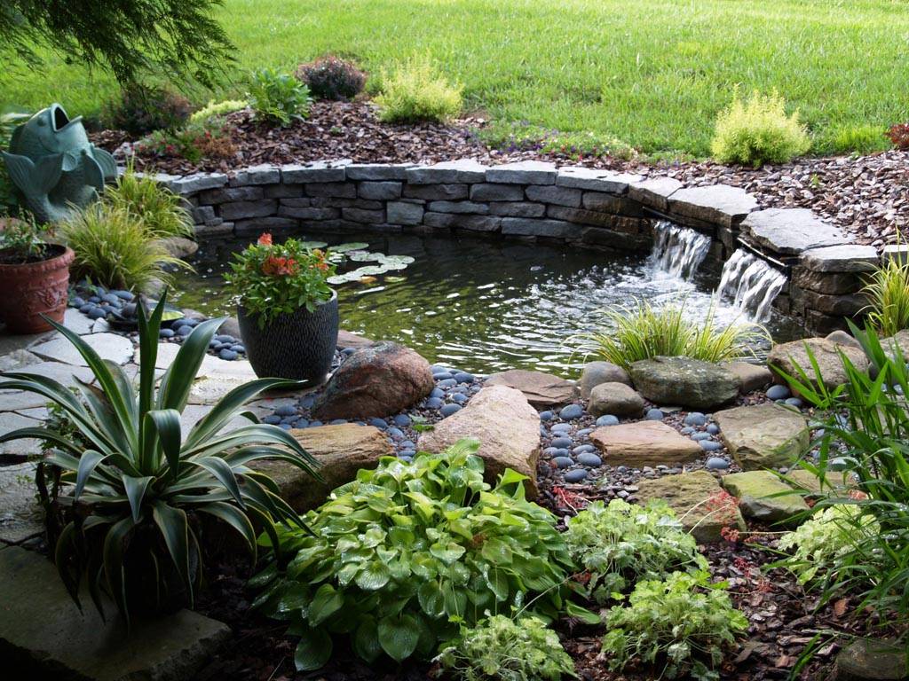 Special Diy Garden Pond Waterfall Ideas