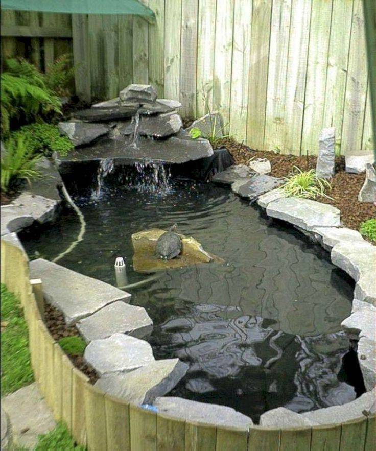 Modern Diy Garden Pond Waterfall Ideas