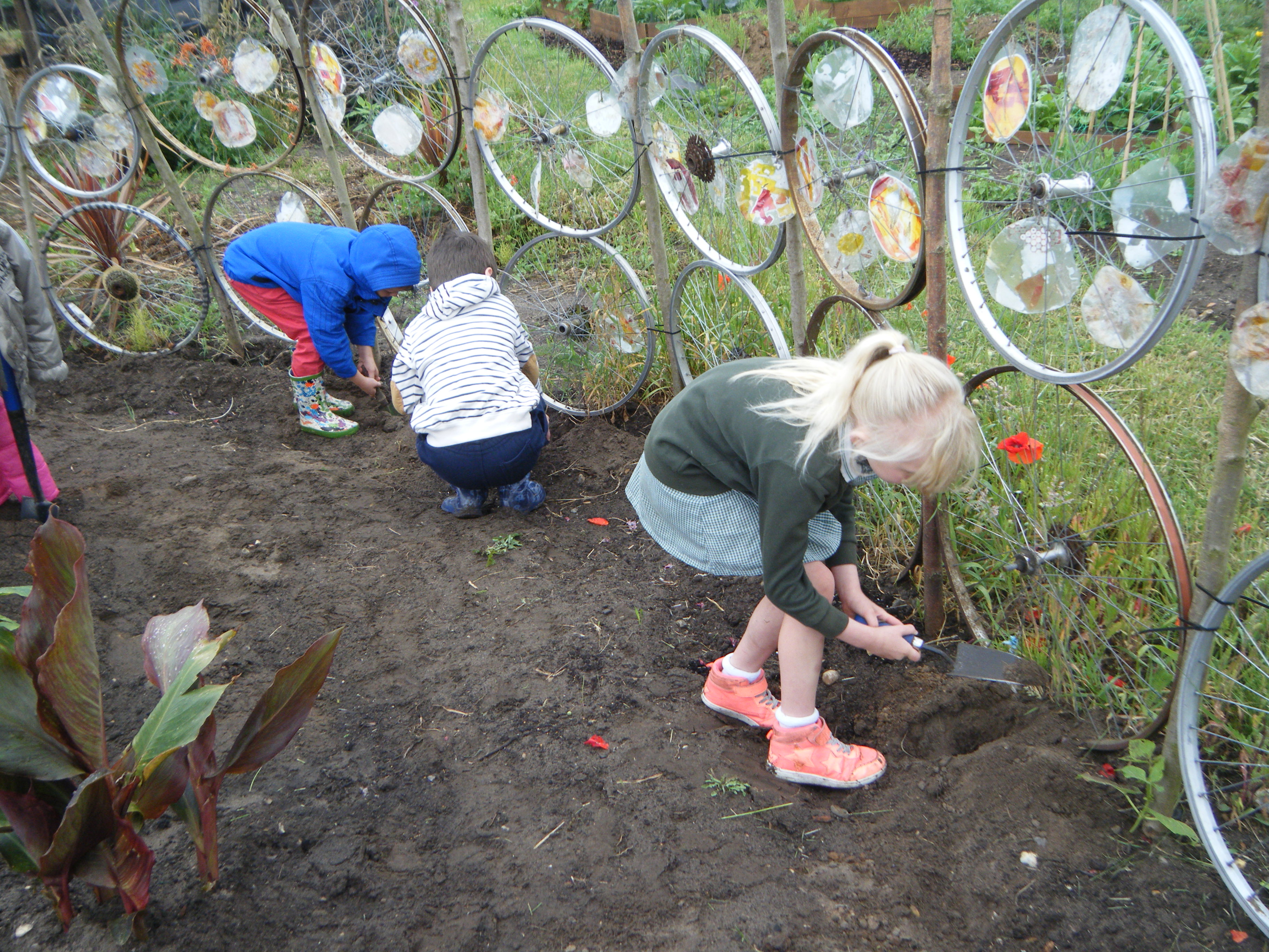 A Small Space Sensory Garden