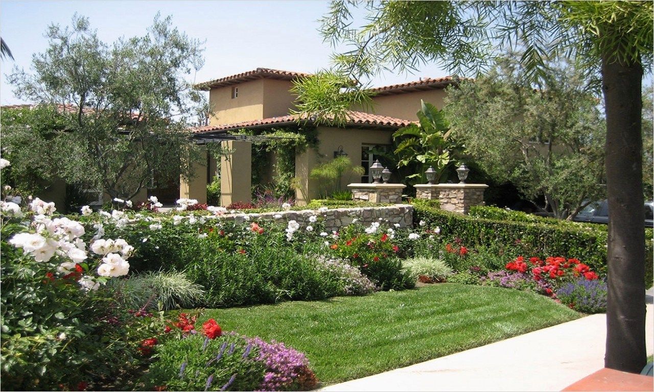 Patio Backyard Mediterranean Covered Courtyard Garden
