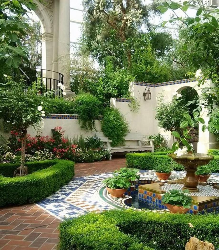 Cool Mediterranean Garden Design Ideas