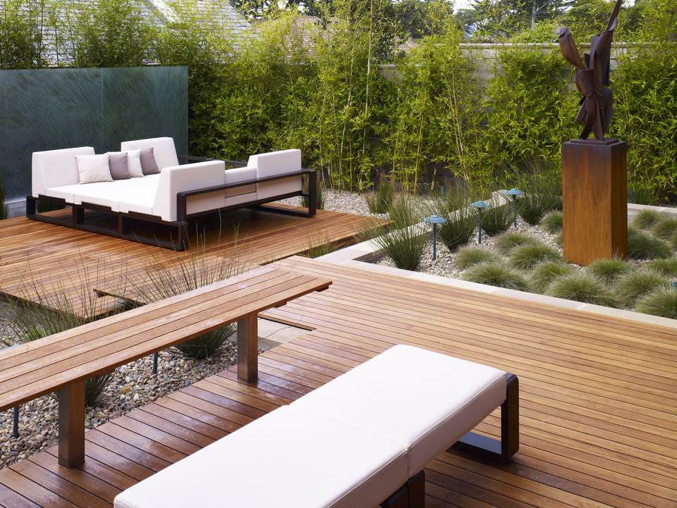 Smart Contemporary Townhouse Garden Design