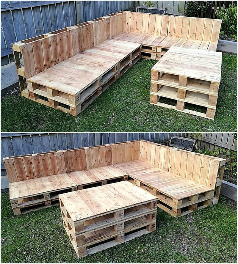 Pallet Garden Furniture Diy Easy Pallet Ideas
