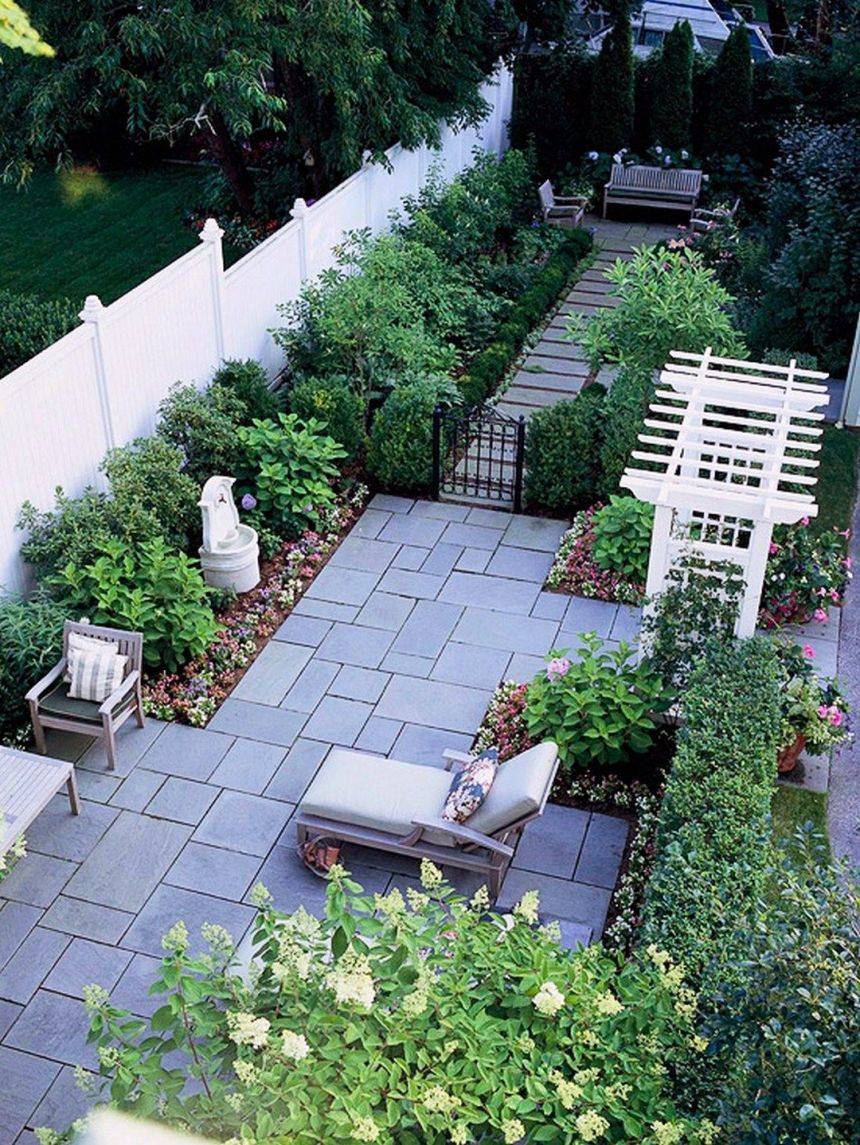 Narrow Side Yard Garden Design