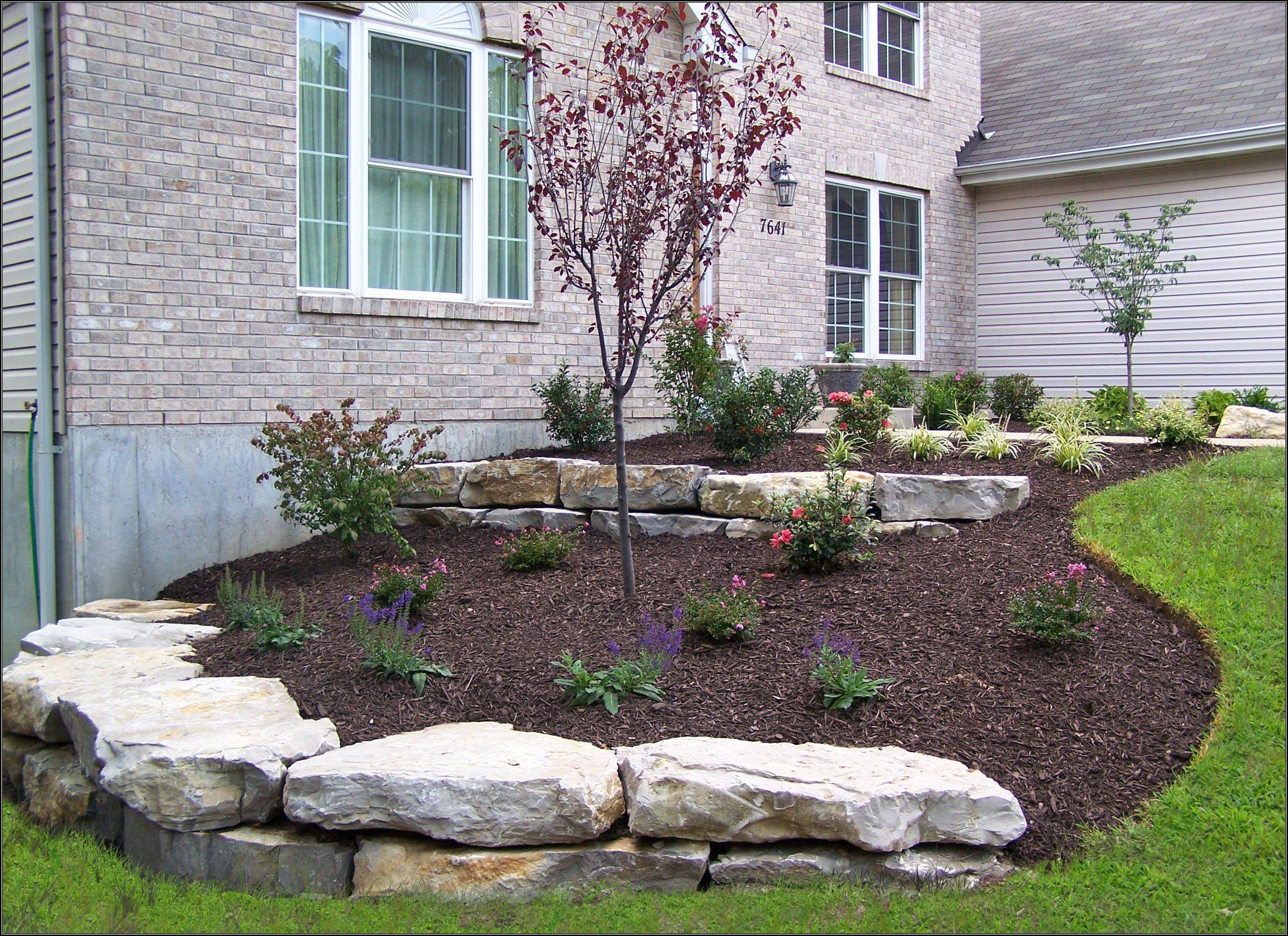 Sloping Gardens Yard Landscaping Simple