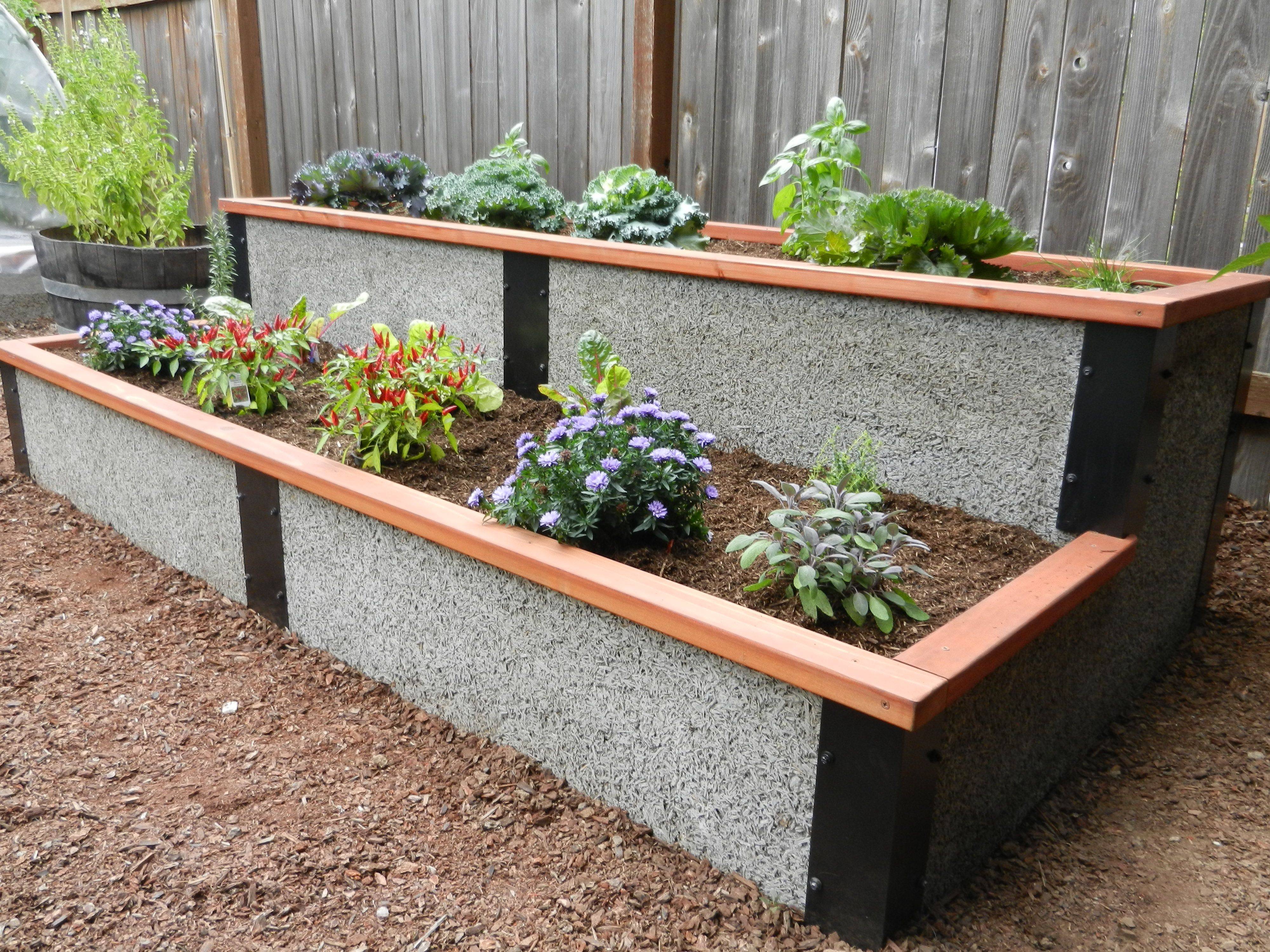 Tiered Flower Garden Ideas