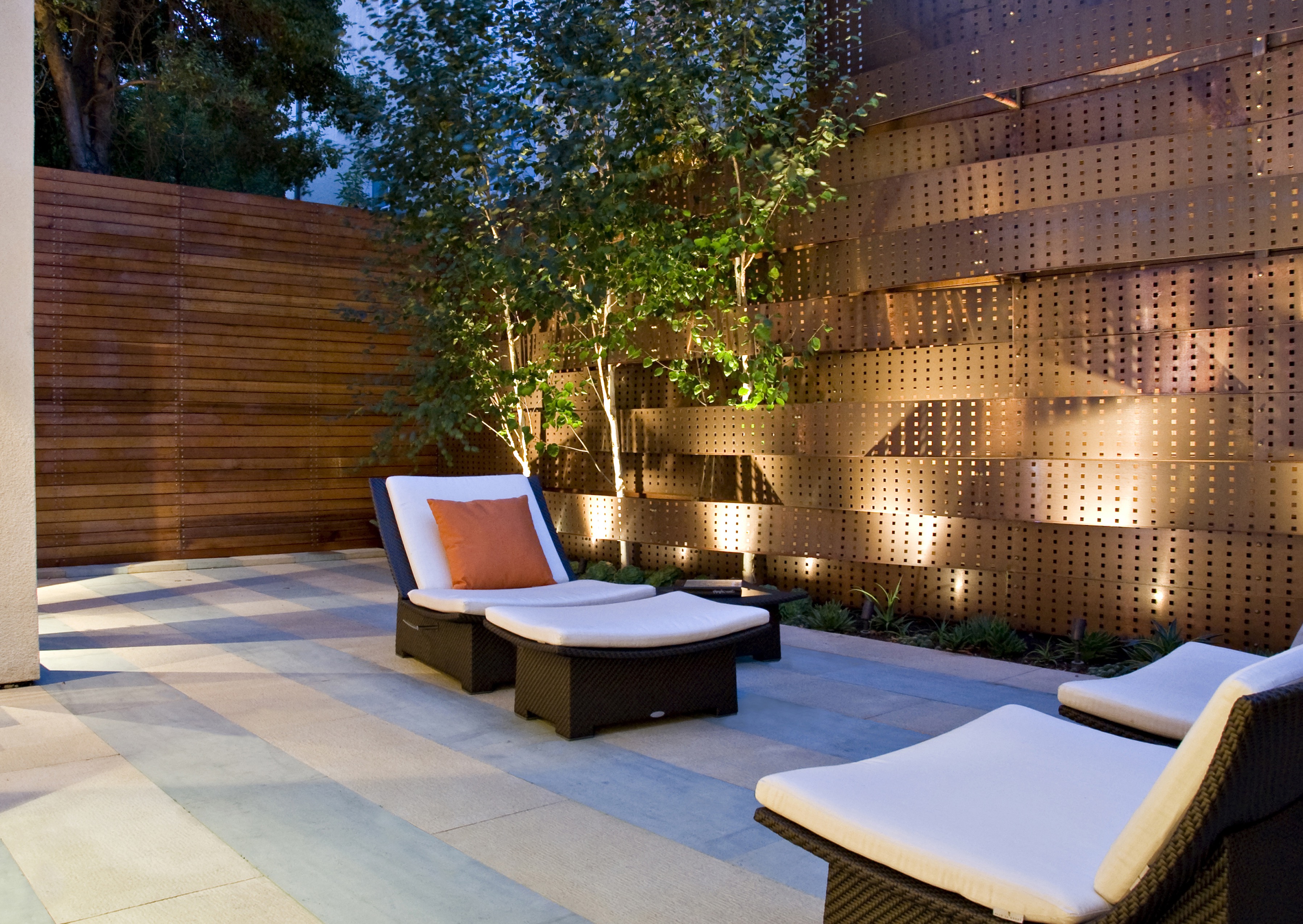 Color Outdoor Living Space