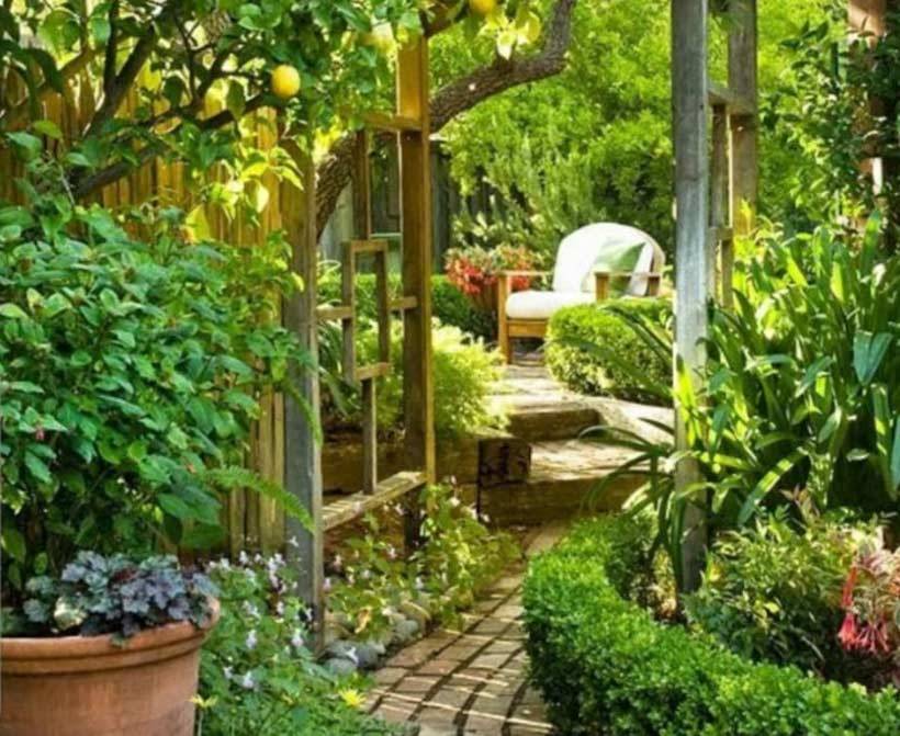 Semiformal Garden Lush Garden Design