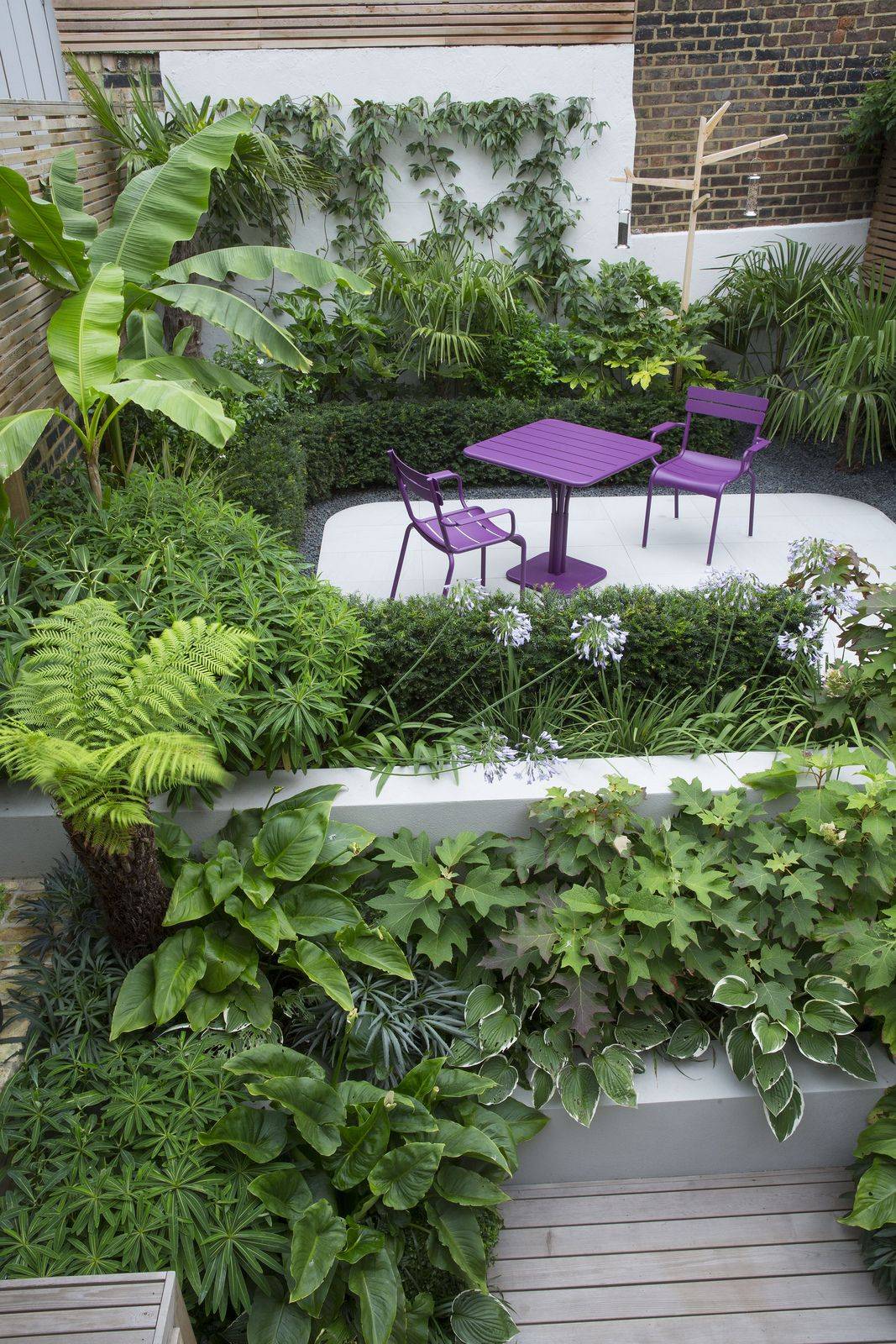 A Modern New Build Garden Lush Garden Design Garden Design