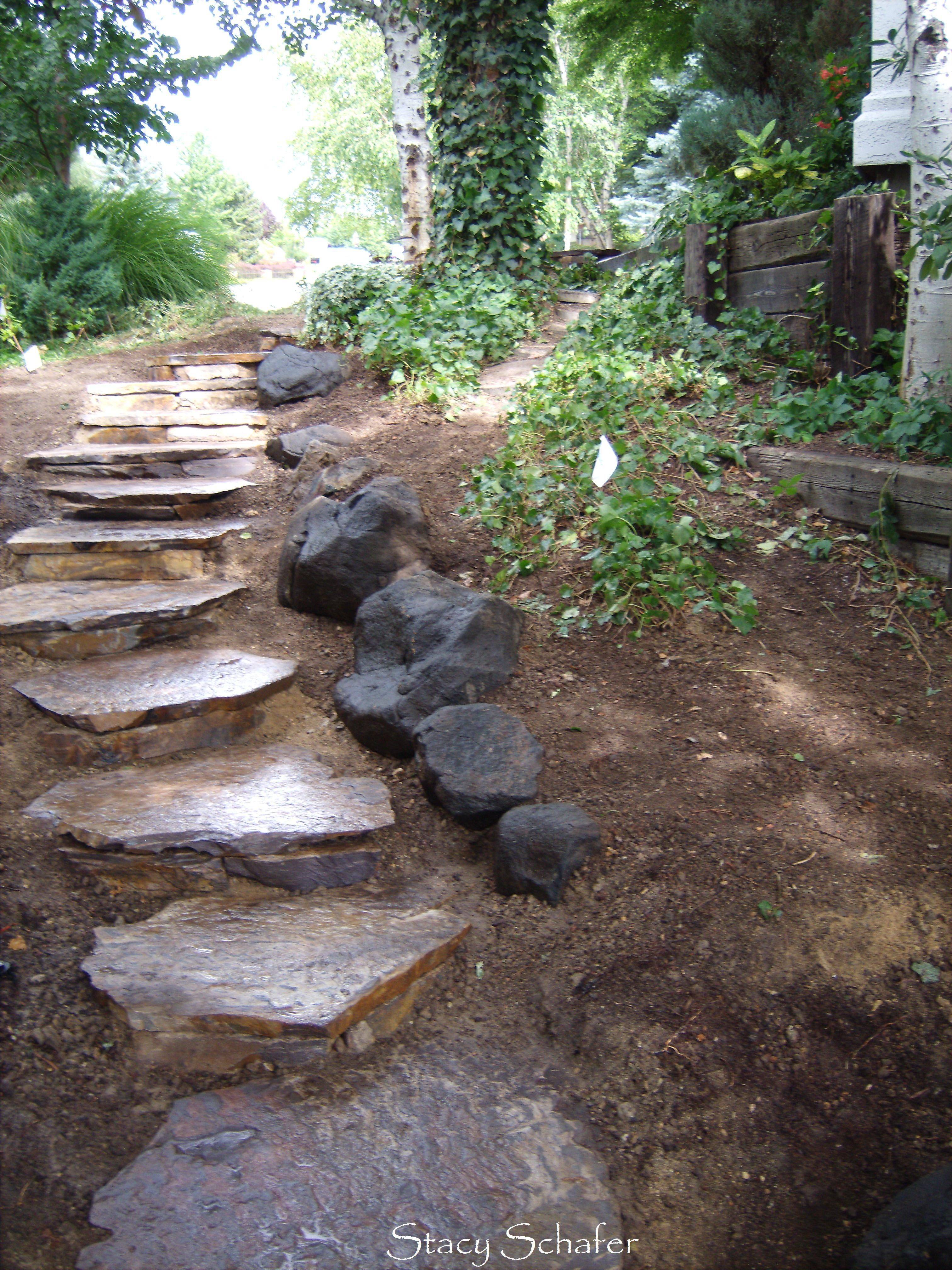 Concrete Landscaping Steps