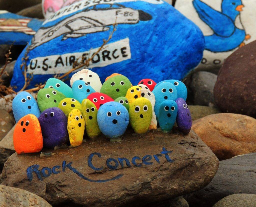 River Rock Garden Ideas