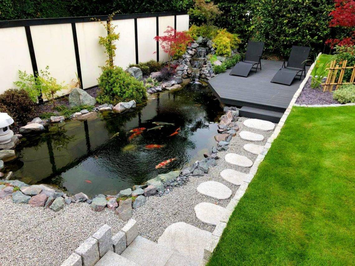 Awesome Backyard Pond And Water Feature Landscaping Design Ideas