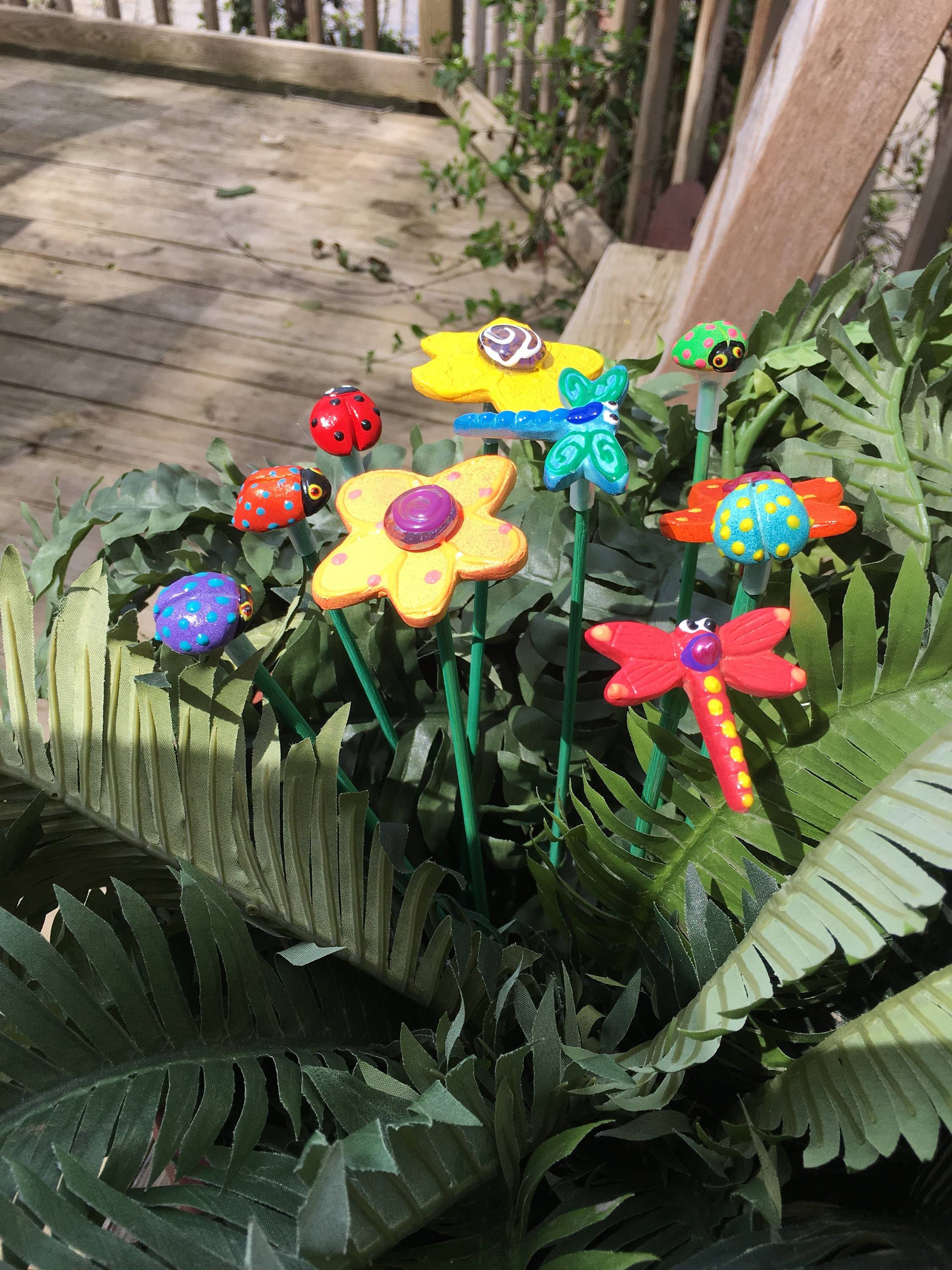 Ceramic Cute Garden Stakes