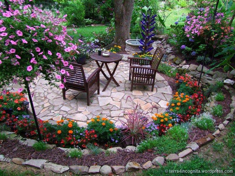 Round Flower Beds