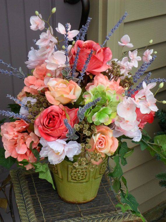 English Garden Altar Arrangement