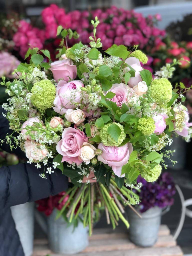 English Garden Artificial Flower Arrangement Centerpiece