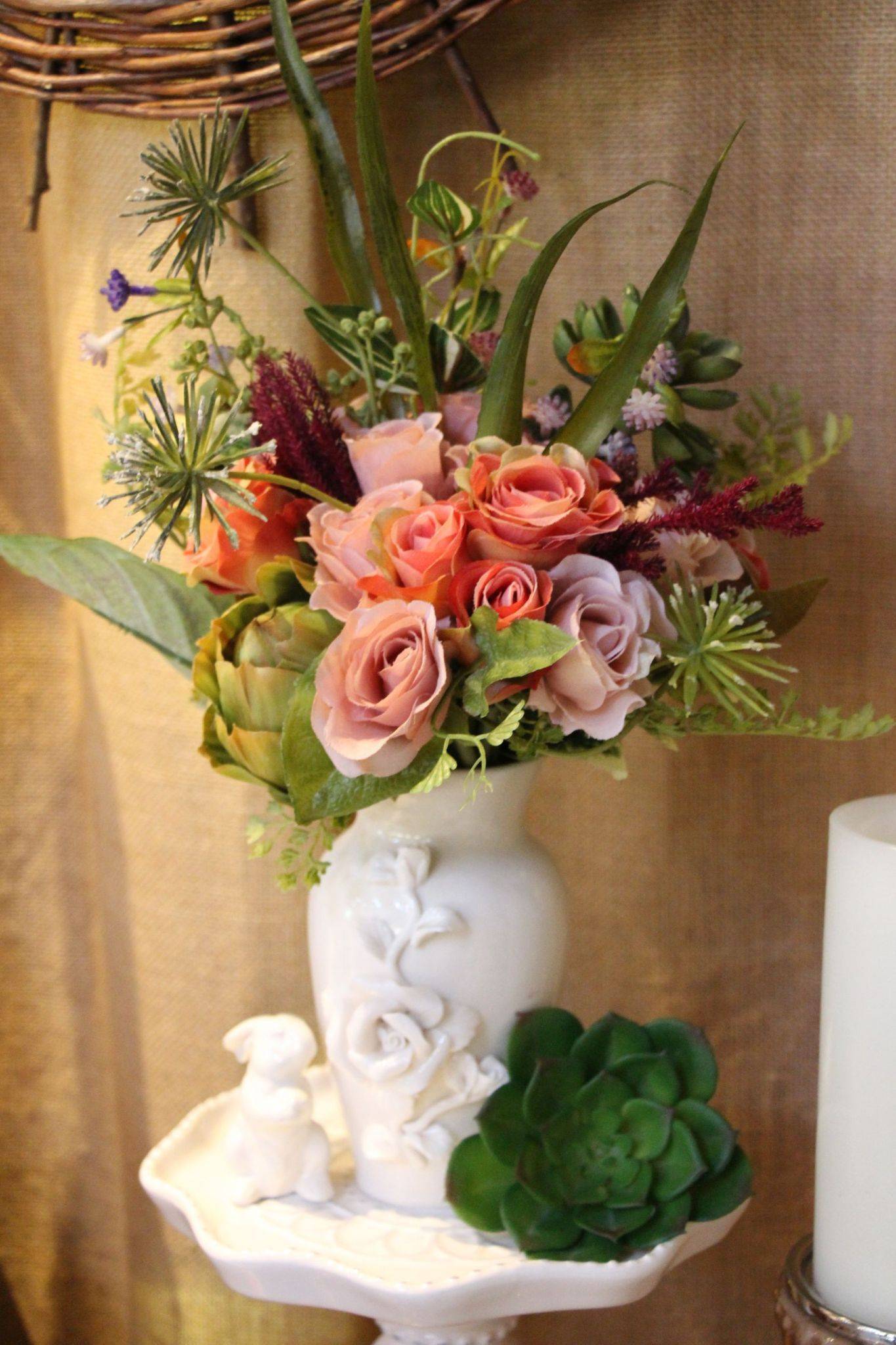 English Garden Centerpiece Garden Centerpiece